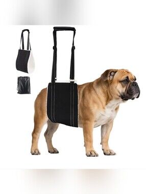 Dog Sling Carrier Small - Hind Leg Support Sling with Hip Thick Padding